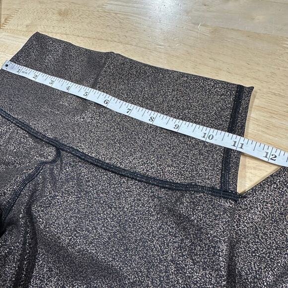 Lululemon Wunder Under High-Rise Tight Foil 28" Black Copper Women's Size 2 EUC - Picture 7 of 9